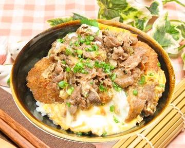 人気↑ スーパーカツ牛丼