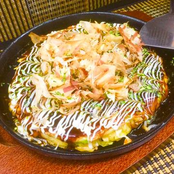 お好み焼き(ブタ玉、イカ玉、エビ玉)