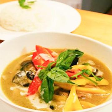 タイグリーンカレーセット Thai Green Curry Set