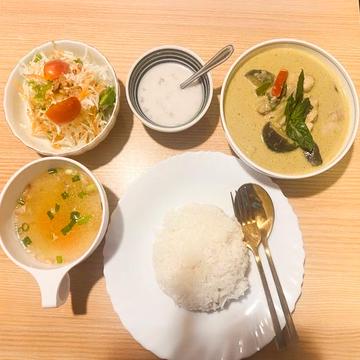 グリーンカレーセット Green Curry Set