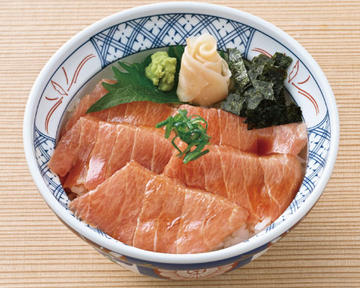 まぐろハラモ漬け丼