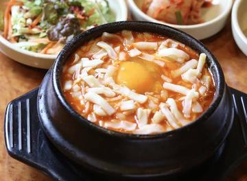チーズ豚カレースンドゥブチゲ