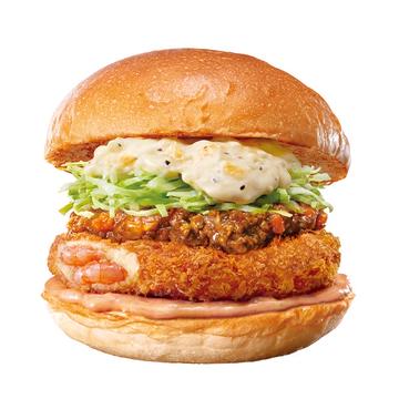 【単品】えびカレーバーガー Shrimp Cutlet Curry Burger