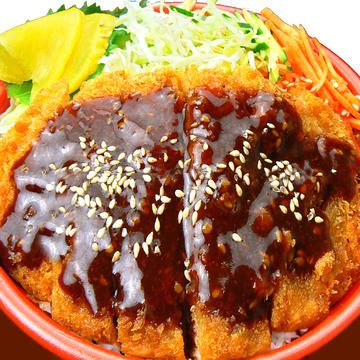 【揚げたて上かつ丼】味噌カツソース