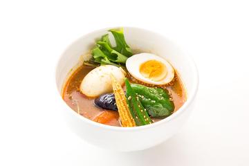 エッグと野菜のスープカレー