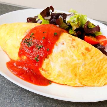 洋食屋さんのオムライス トマトソース