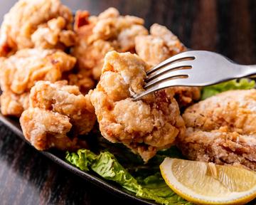 鶏の唐揚げ定食 Fried chicken set meal