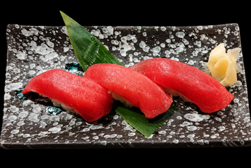 本マグロ赤身三貫