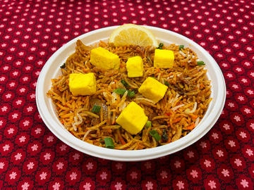 パニールビリヤニ Paneer Biryani