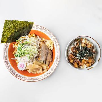 特濃油そば&ミニチャーシュー丼セット【レンジ油そば】