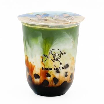 黒糖宇治抹茶タピオカミルクティーL