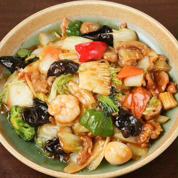 五目焼きそば Five Ingredient Fried Noodles