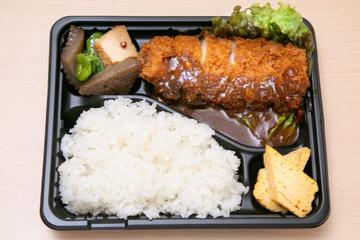 ロースカツのデミグラスソース弁当
