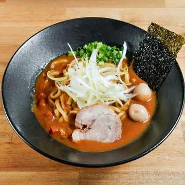 太麺カレーそば