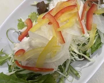 手作り豆腐サラダ