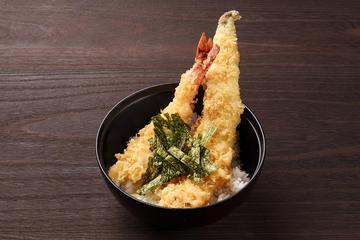 穴子と海老の天丼