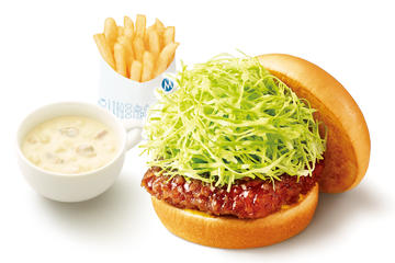 【+60円ドリンクセット】ロースカツバーガー