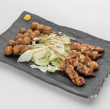 炭火焼き鳥 おすすめ 10本セット(つくね・よつみ)