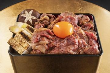 (卵黄入り)黒毛和牛すき焼き丼 和牛大盛