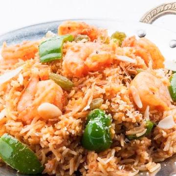 海老ビリヤニ Shrimp biryani