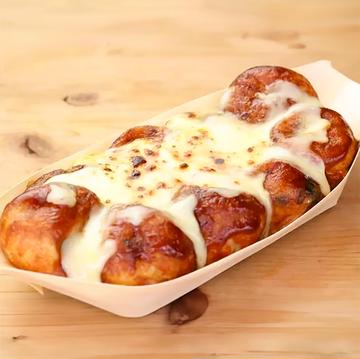 【当店人気No.3】とろーり炙りチーズ たこ焼き9個入り