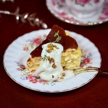 自家製バスクチーズケーキ