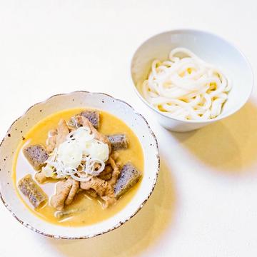 味噌もつ煮うどん(うどん大)
