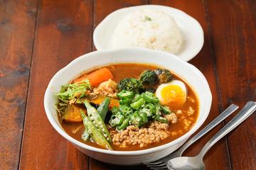 ねばねばオクラ納豆ひき肉とやさい