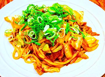 特製みそだれ！ねぎみそ焼きうどん
