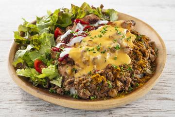 tacosチーズチキンオーバーライス