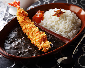 大海老フライ黒カレー