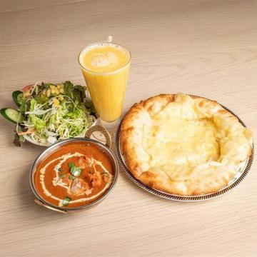 #2 チーズナンカレーセット[CHEESE NAN SET]