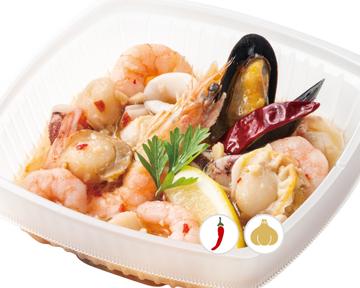 (ソースのみ・麺なし)海の幸のペペロンチーノ