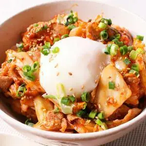 豚キムチ丼