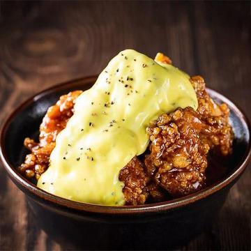 【濃厚ガリマヨ】 悪魔のから揚げ丼