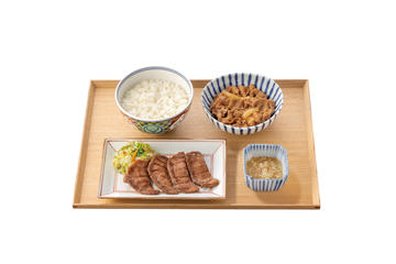 牛たん牛皿御膳(牛たん4切)
