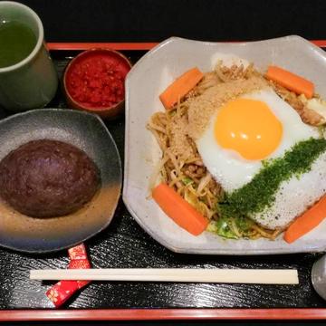 【こだわり弁当】おはぎ【白あん】×焼きそば【ソース】【細麺】