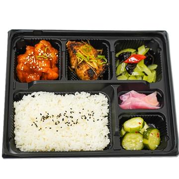 魚の生姜と葱焼き弁当 Ginger Fish and Grilled Fish with Scallion Bento