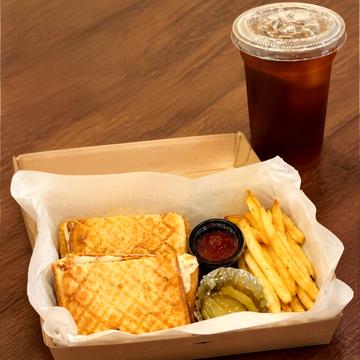 【130円お得】お好きなホットサンドプレート+お好きなドリンク
