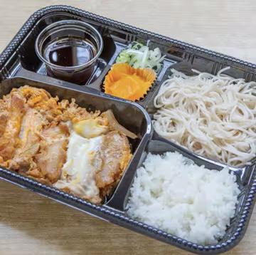 蕎麦弁当(かつ煮)