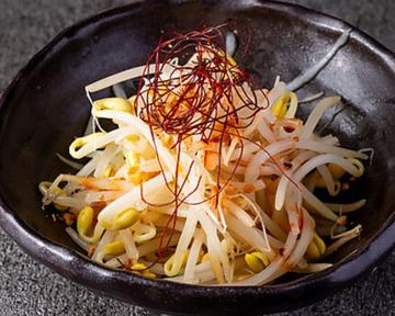 豆もやしナムル～食べる辣油添え～