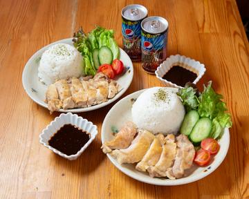 最強のカオマンガイ2人前 2 khaomangai and 2 drinks  set