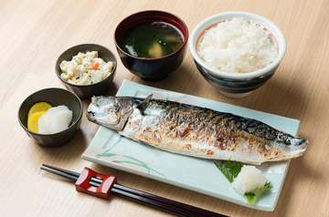 サバ塩定食