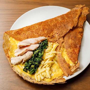 おかずクレープ(ほうれん草)