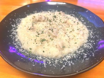 鶏肉のチーズリゾット