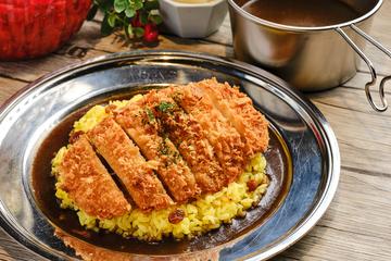 三元豚のポークカツカレー ドリンクセット