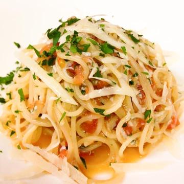 シラスとフレッシュトマトのスパゲティ