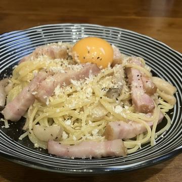 ベーコンときのこのカルボナーラ ハーフ