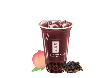 No. 12タピオカピーチ烏龍ティー 珍珠蜜桃烏龍茶/Tapioca Peach Oolong Tea
