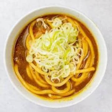 蕎麦屋のねぎたっぷりカレーうどん